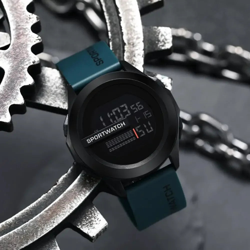 Sports Watch Alarm Clock Multifunction Men LED Fitness