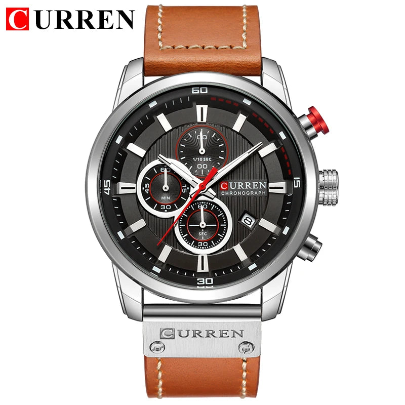 CURREN Fashion Date Quartz Men Watch Top Brand Luxury
