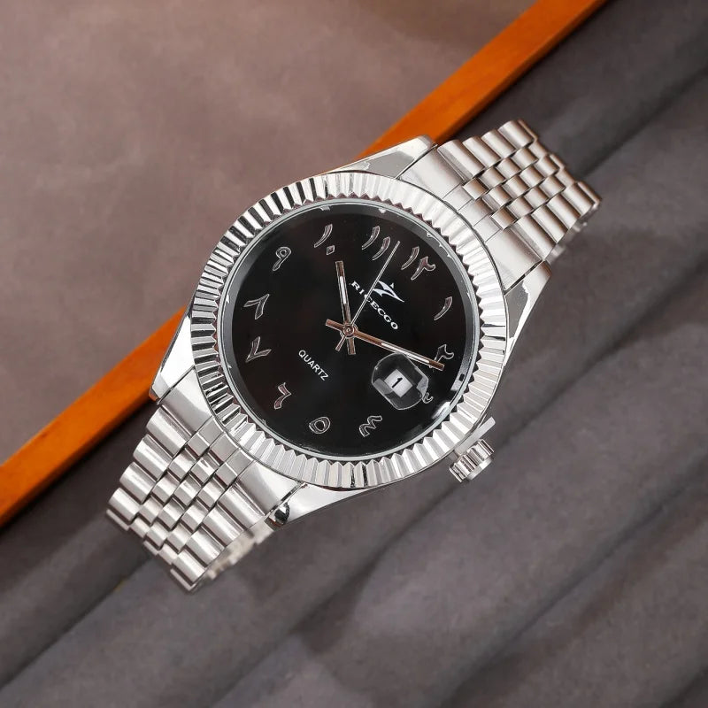 RICECGO Men's Watch High-end Luxury Casual Sport Classic