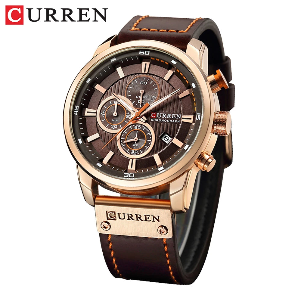 CURREN Fashion Date Quartz Men Watch Top Brand Luxury