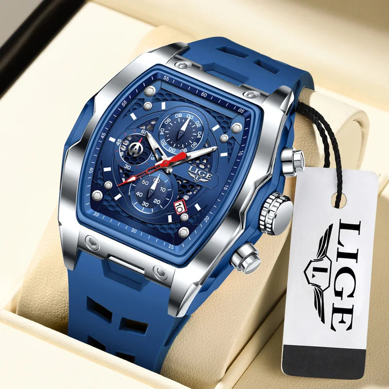 LIGE Men Watch Luxury