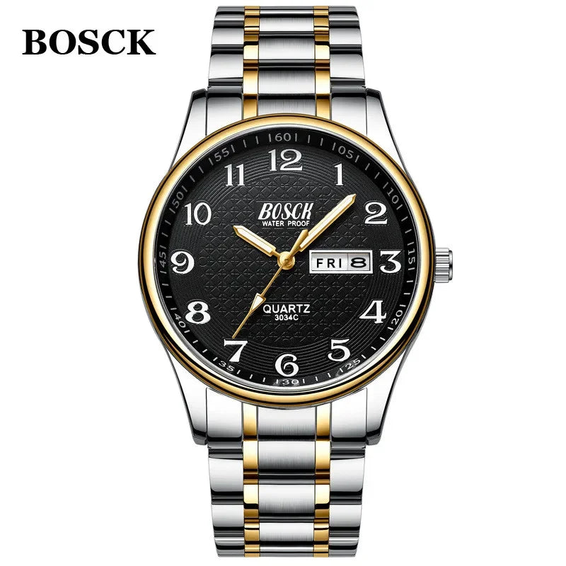 BOSCK Watch Luxury Full Steel