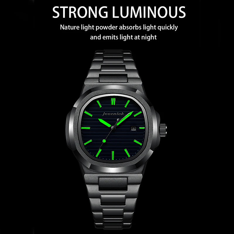 JOOENIOK Top Luxury Square Man Watch