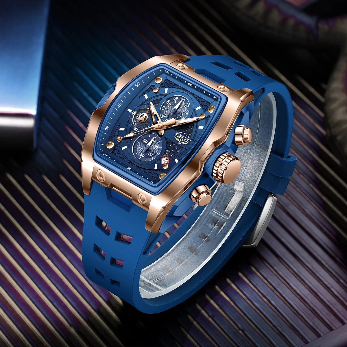 LIGE Men Watch Luxury