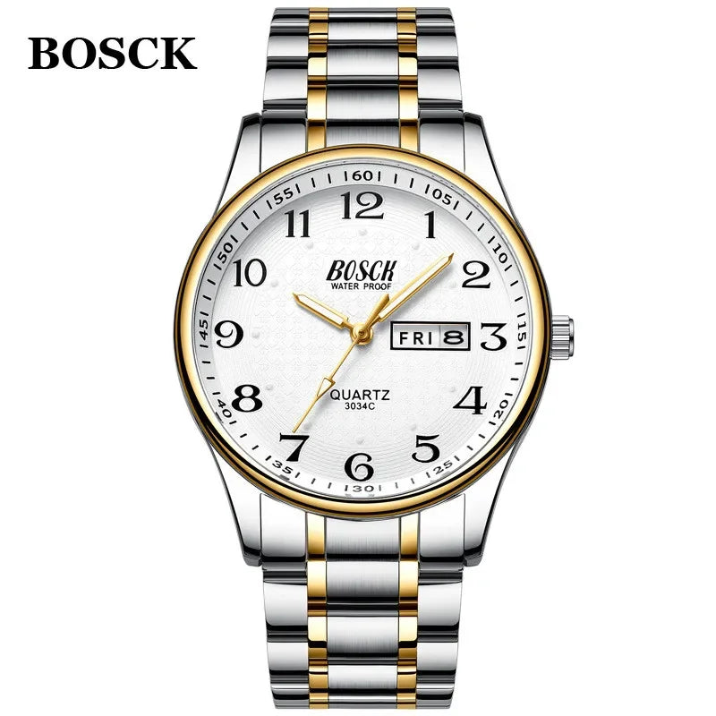 BOSCK Watch Luxury Full Steel