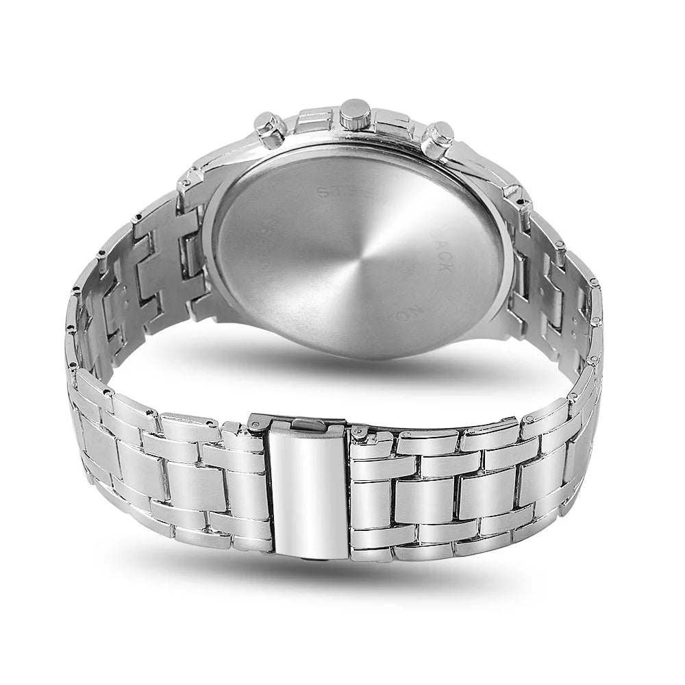Rosra Watches Men's Business Steel Dial Sports