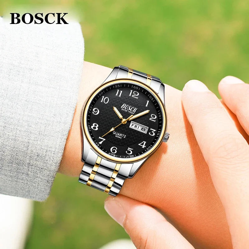 BOSCK Watch Luxury Full Steel
