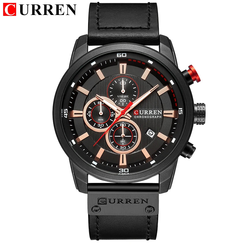 CURREN Fashion Date Quartz Men Watch Top Brand Luxury
