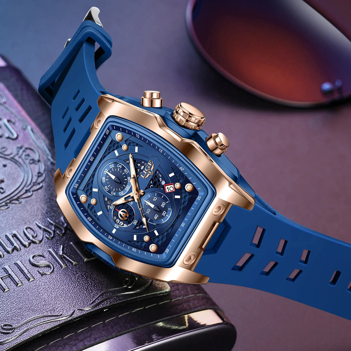 LIGE Men Watch Luxury