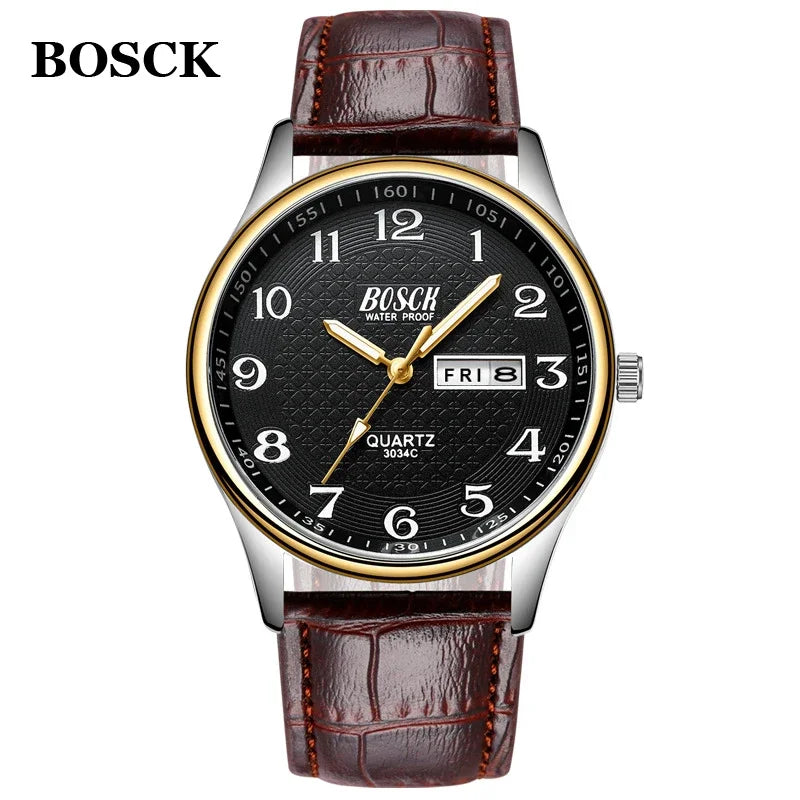 BOSCK Watch Luxury Full Steel