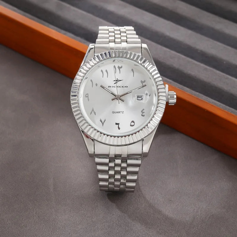 RICECGO Men's Watch High-end Luxury Casual Sport Classic