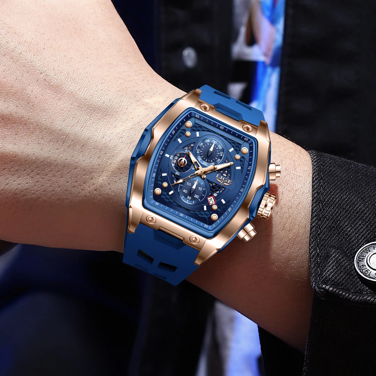 LIGE Men Watch Luxury