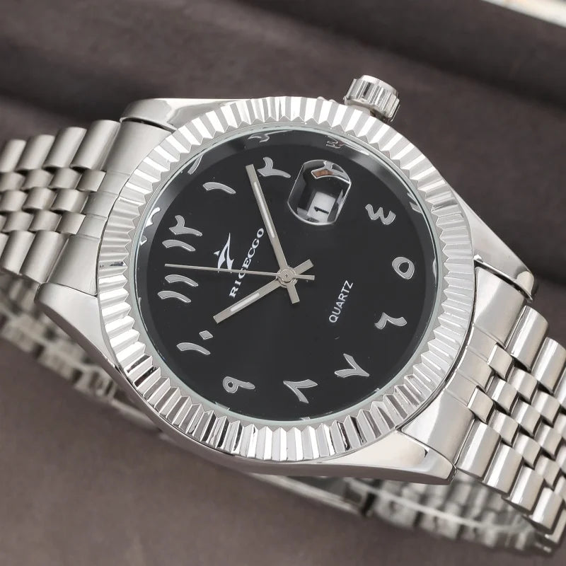 RICECGO Men's Watch High-end Luxury Casual Sport Classic