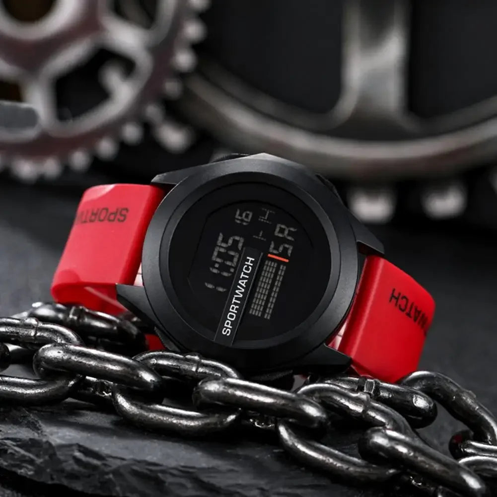 Sports Watch Alarm Clock Multifunction Men LED Fitness